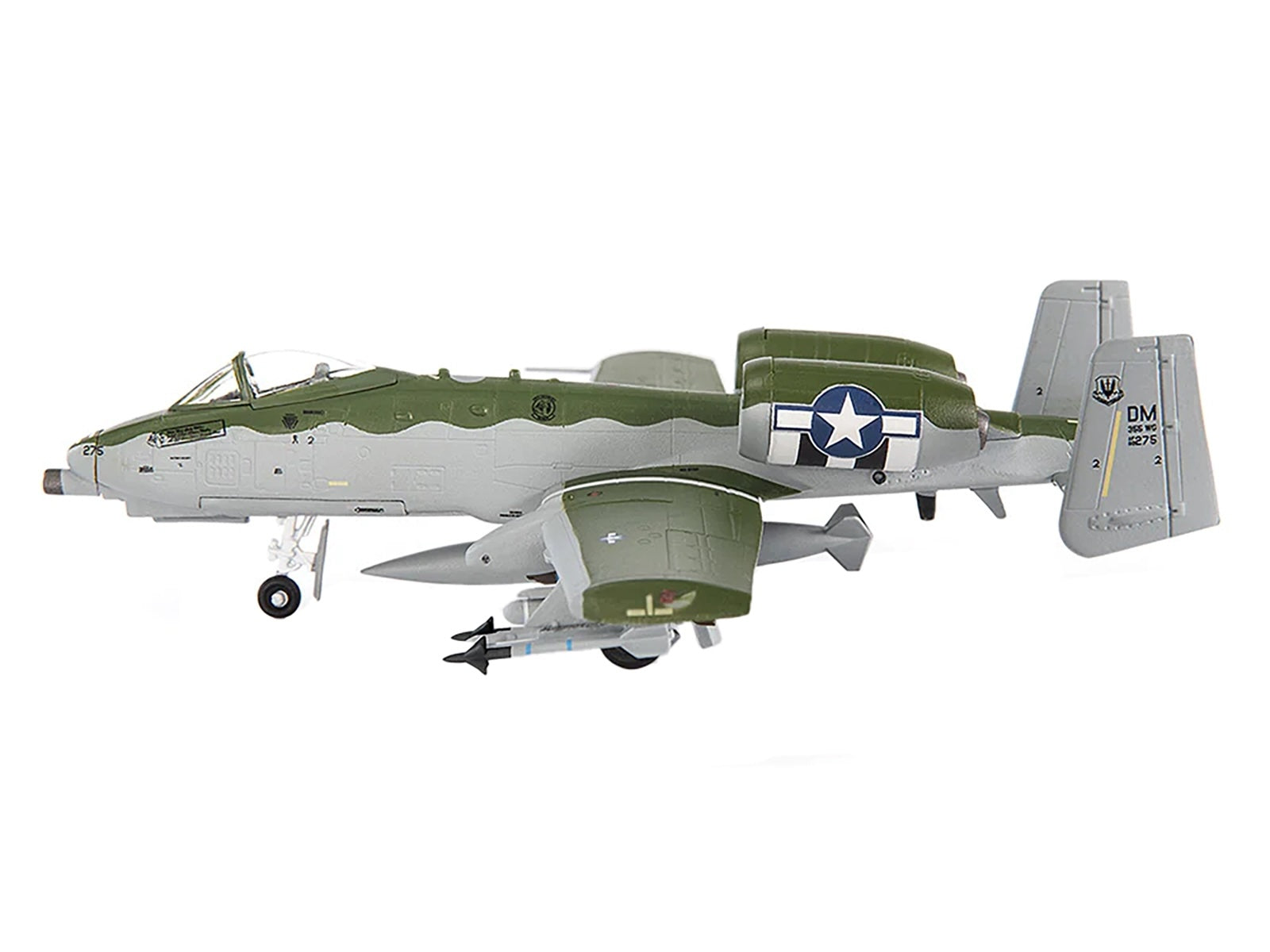 Fairchild Republic A-10C Thunderbolt II Attack Aircraft "355th Fighter Wing 354th Fighter Squadron Bulldogs" (2020) United States Air Force 1/144 Diecast Model by JC Wings - image 2