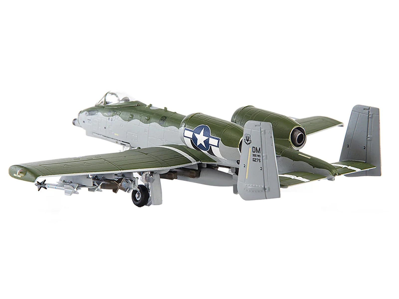 Fairchild Republic A-10C Thunderbolt II Attack Aircraft "355th Fighter Wing 354th Fighter Squadron Bulldogs" (2020) United States Air Force 1/144 Diecast Model by JC Wings - image 3