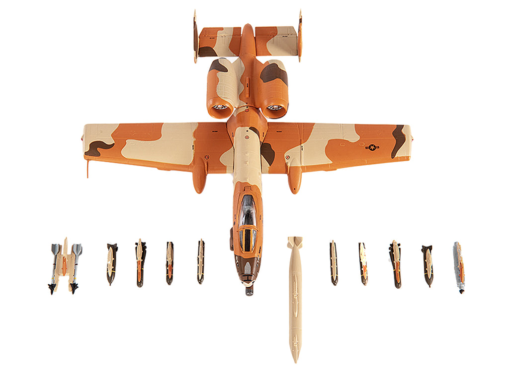 Fairchild Republic A-10C Thunderbolt II Attack Aircraft "917th Tactical Fighter Wing Operation Desert Storm" (1990) United States Air Force 1/144 Diecast Model by JC Wings - image 3