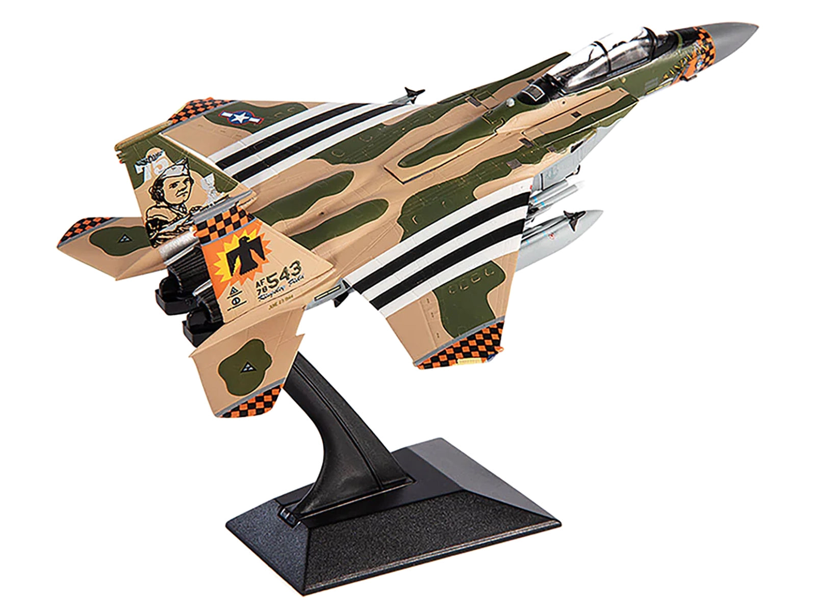 McDonnell Douglas F-15C Eagle Fighter Aircraft "173rd Fighter Wing" (2020) United States Air National Guard 1/144 Diecast Model by JC Wings - image 5