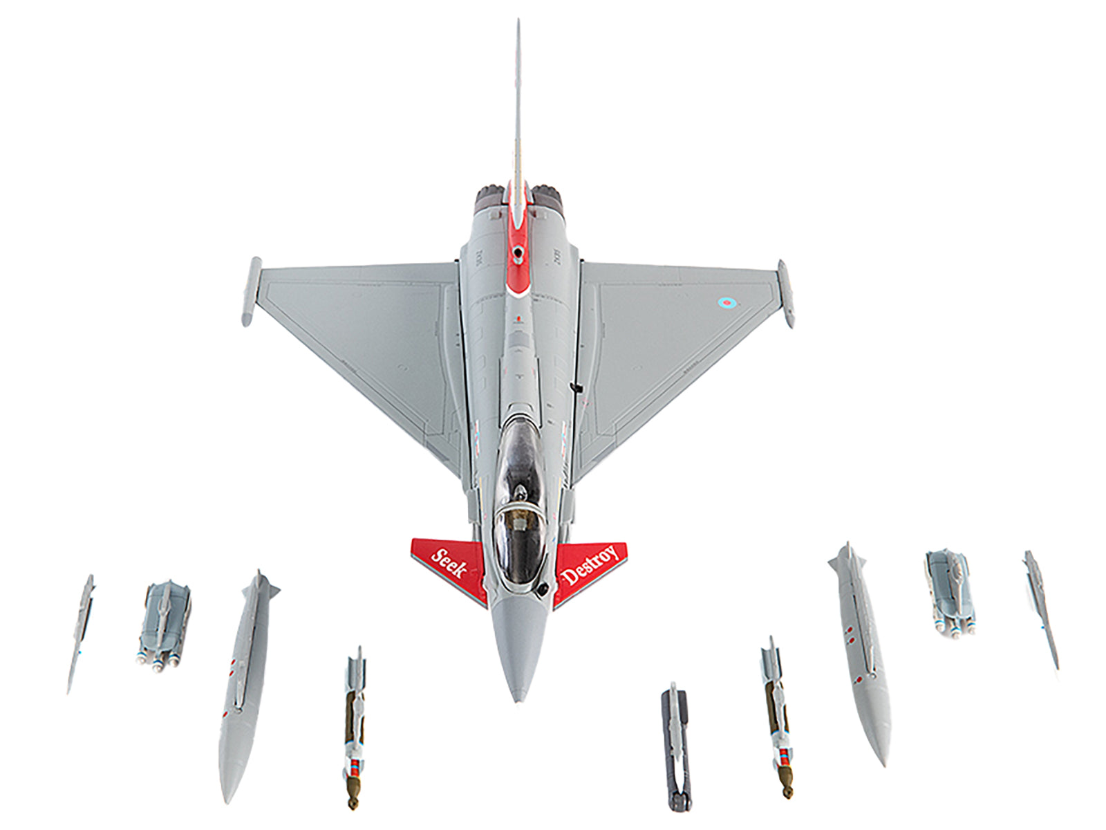 Eurofighter Typhoon FGR4 EF-2000 Aircraft "No.41(R) Squadron 100th Anniversary" (2016) British Royal Air Force 1/72 Diecast Model by JC Wings - image 2