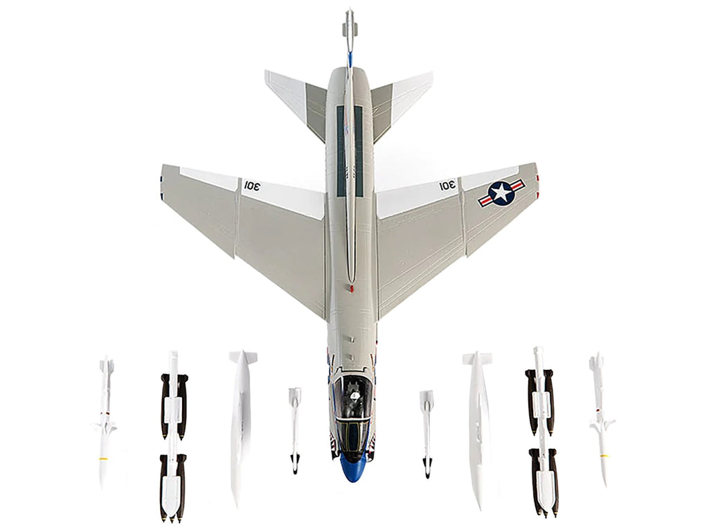 Vought A-7E Corsair II Attack Aircraft "VA-93 Blue Blazers USS Midway" (1979) United States Navy 1/72 Diecast Model by JC Wings - image 5