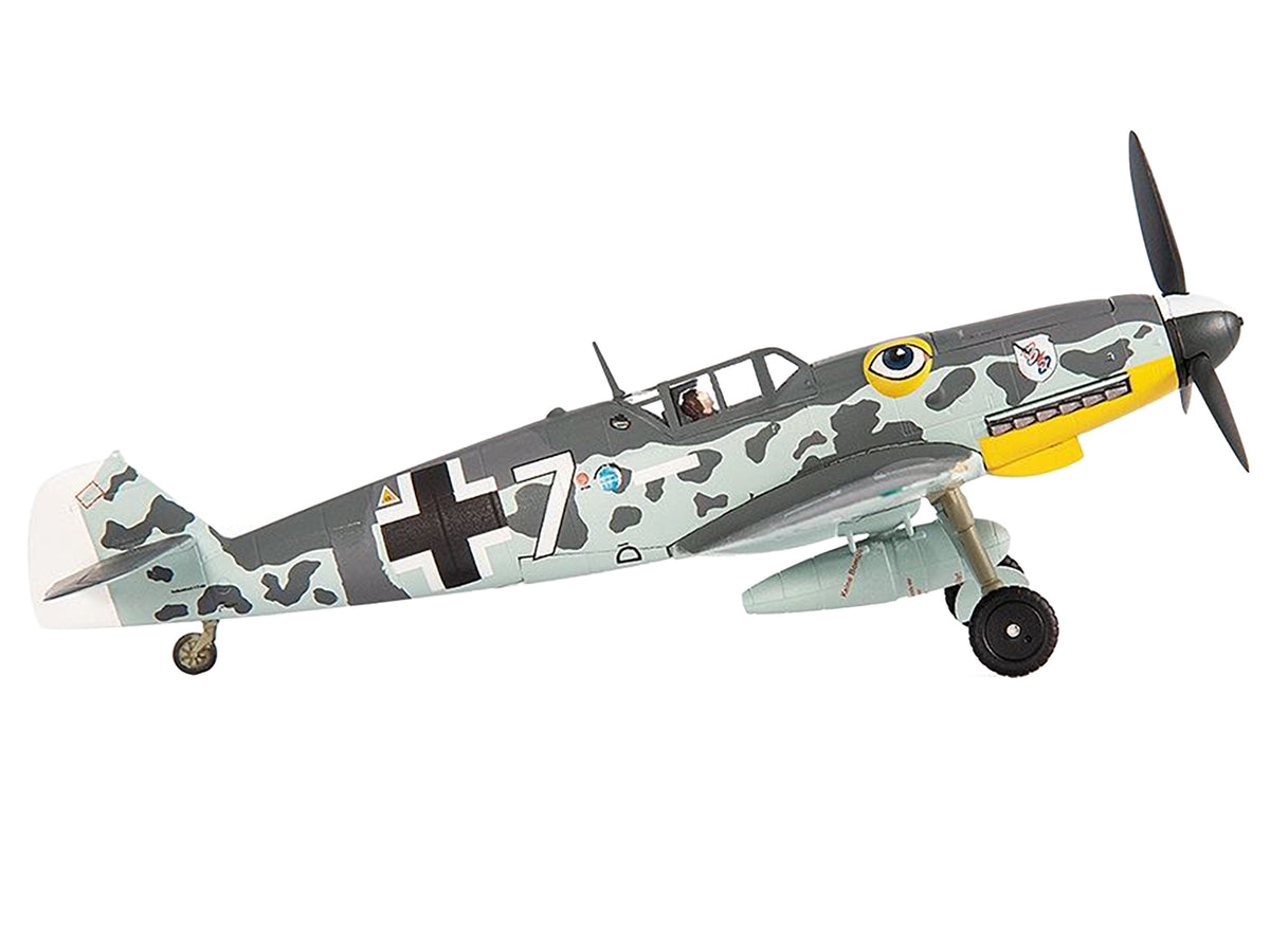 Messerschmitt BF 109G-6 Fighter Aircraft "JG 51 Bulgaria" (1944) German Luftwaffe 1/72 Die Cast Model by JC Wings - image 3