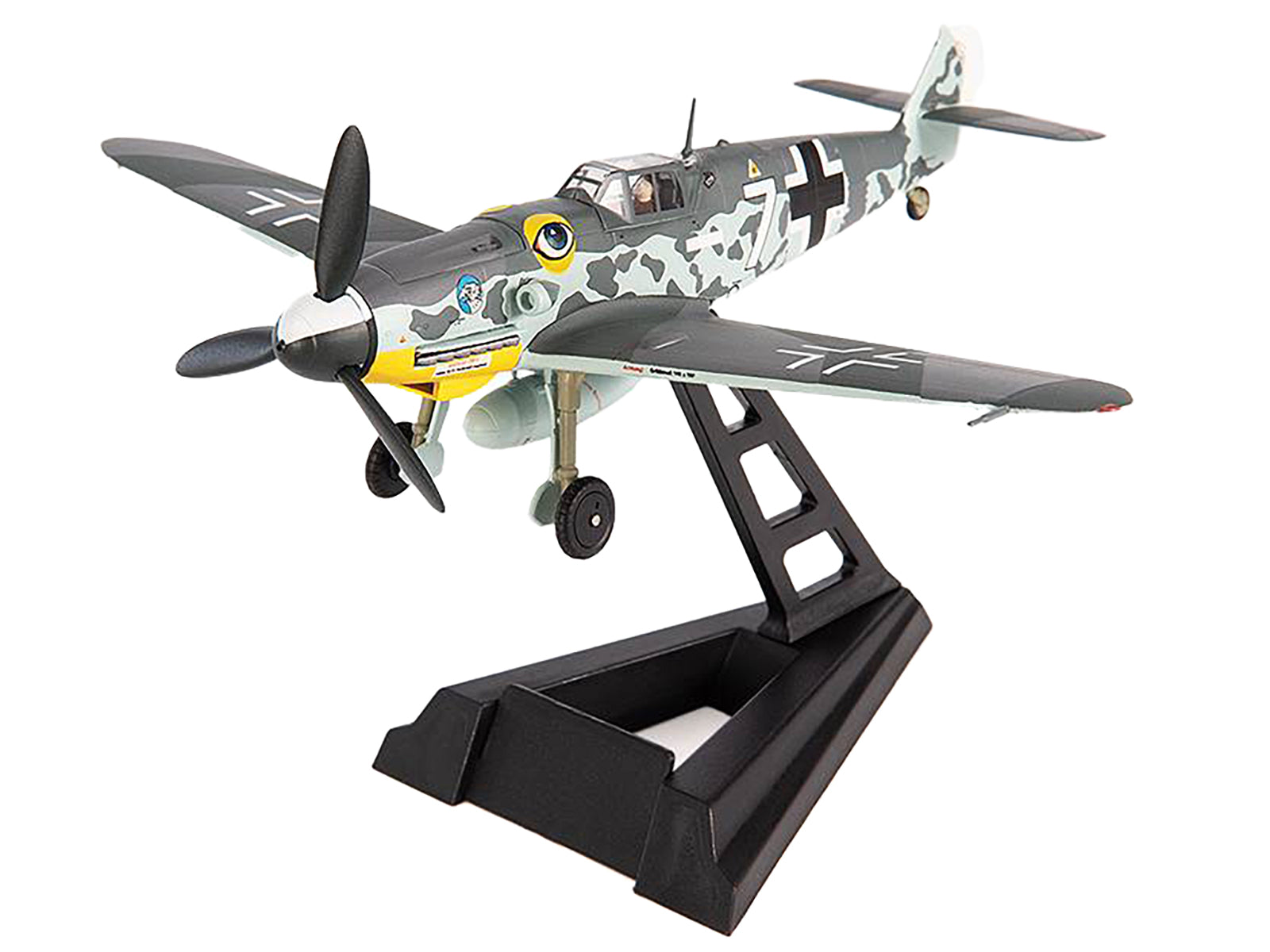 Messerschmitt BF 109G-6 Fighter Aircraft "JG 51 Bulgaria" (1944) German Luftwaffe 1/72 Die Cast Model by JC Wings - image 2