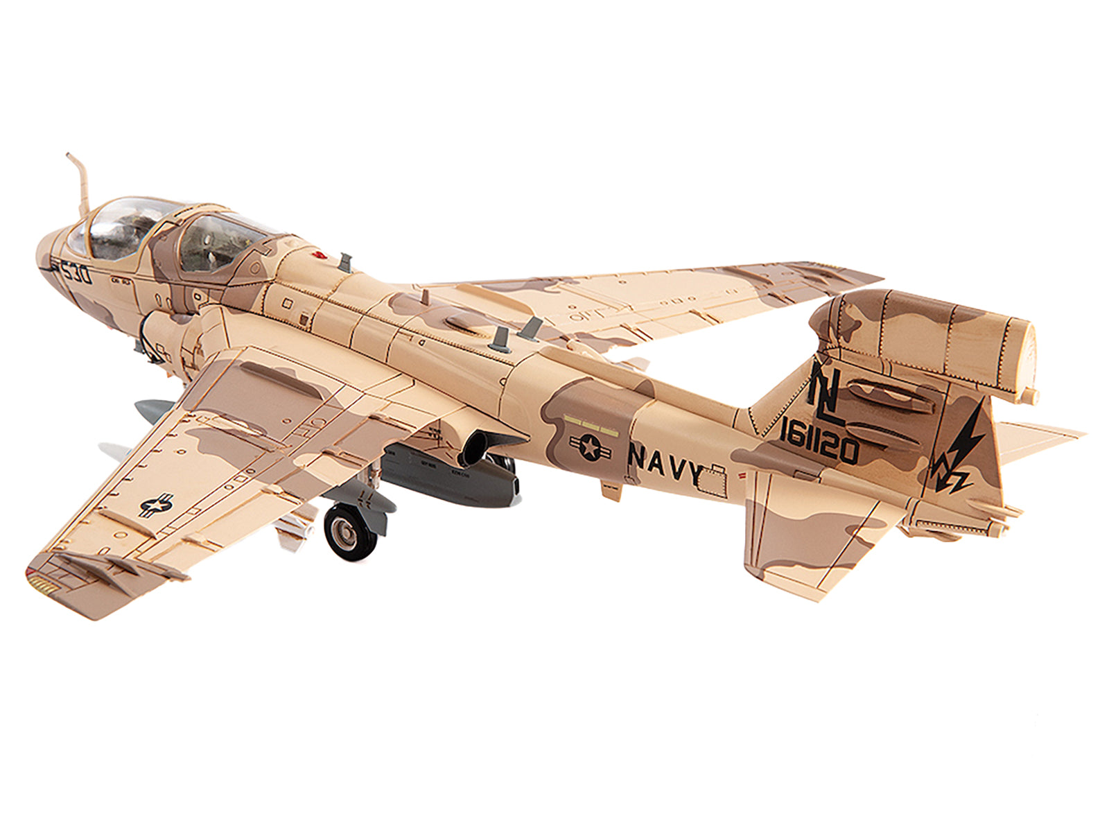 Grumman EA-6B Prowler Attack Aircraft "VAQ-133 Wizards Afghanistan" (2007) United States Navy 1/72 Diecast Model by JC Wings - image 3