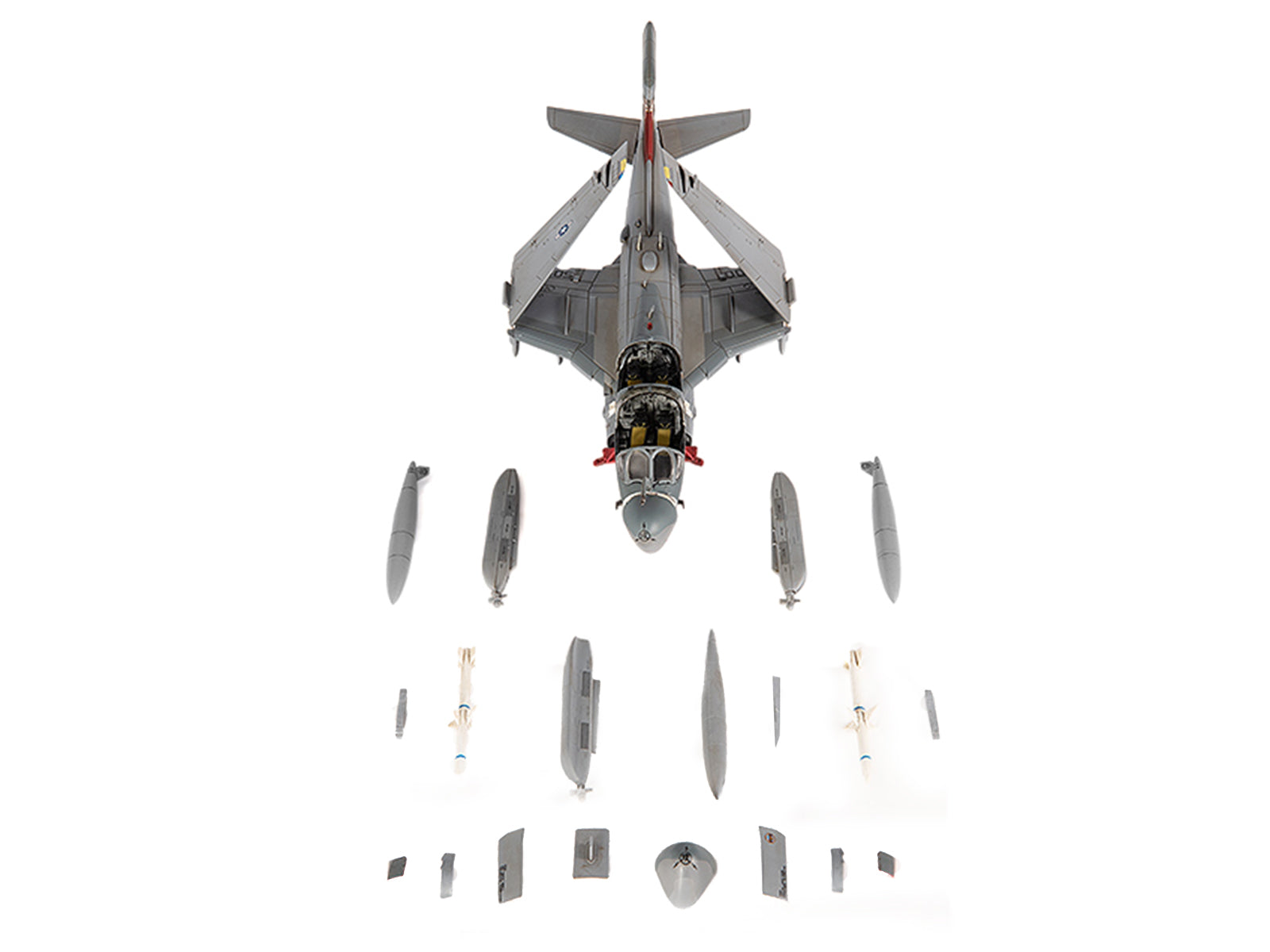 Grumman EA-6B Prowler Attack Aircraft "VAQ-136 Gauntlets USS George Washington" (2012) United States Navy 1/72 Diecast Model by JC Wings - image 5