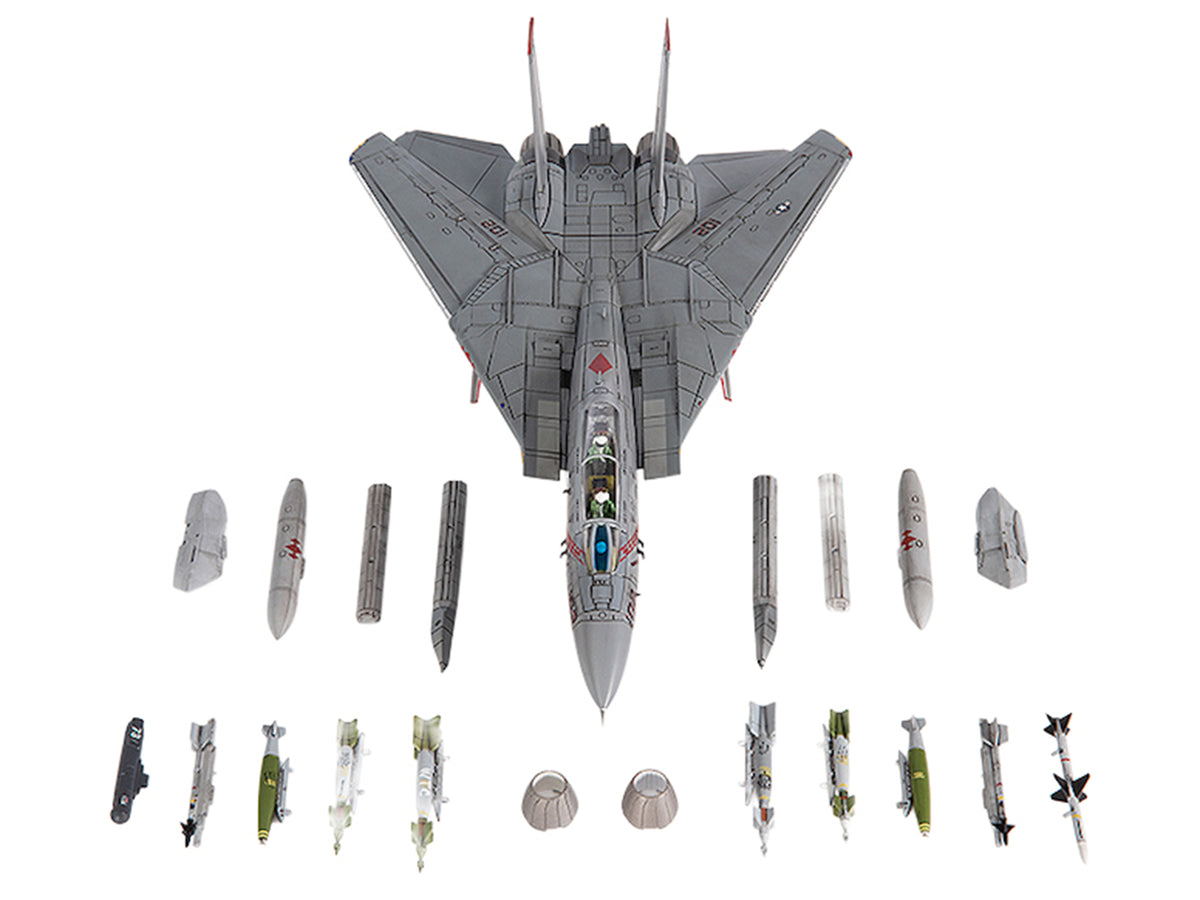 Grumman F-14B Tomcat Fighter Aircraft "VF-102 Diamondbacks Operation Enduring Freedom" (2001) United States Navy 1/72 Diecast Model by JC Wings - image 5