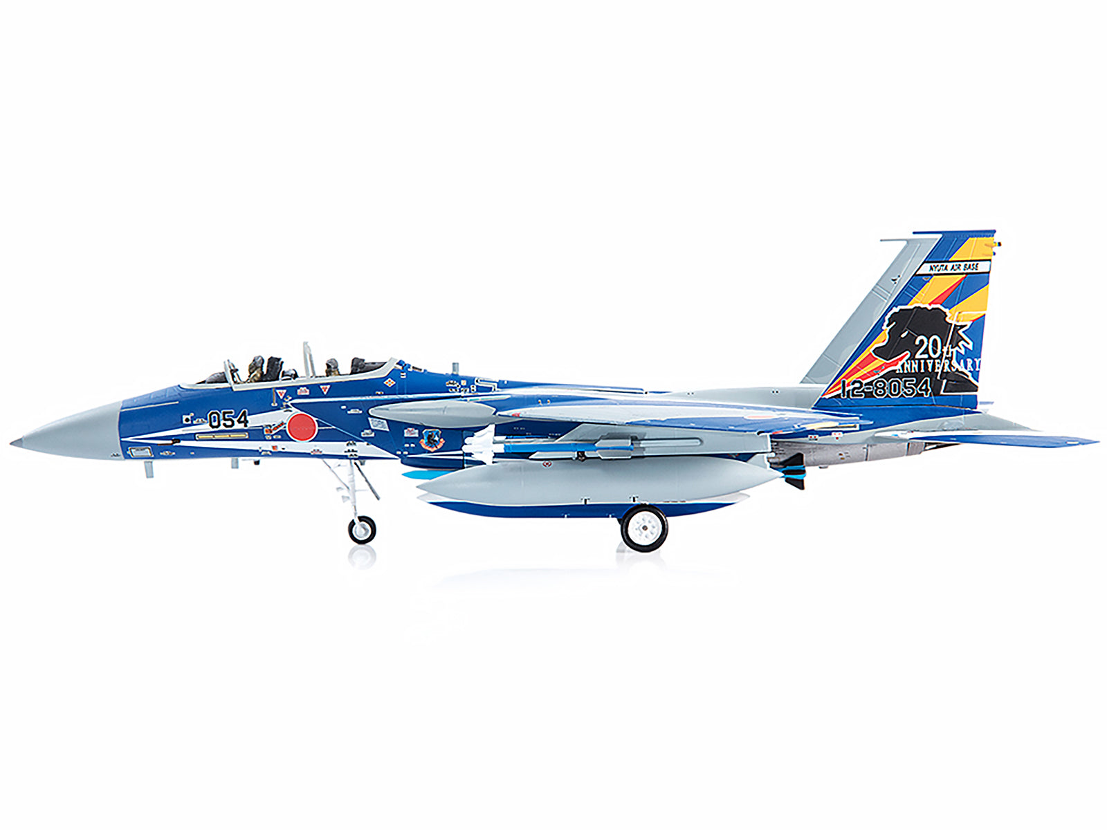 F-15DJ JASDF (Japan Air Self-Defense Force) Eagle Fighter Aircraft "23rd Fighter Training Group 20th Anniversary" with Display Stand Limited Edition to 600 pieces Worldwide 1/72 Diecast Model by JC Wings - image 2