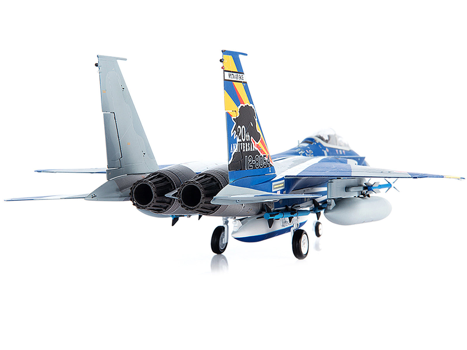 F-15DJ JASDF (Japan Air Self-Defense Force) Eagle Fighter Aircraft "23rd Fighter Training Group 20th Anniversary" with Display Stand Limited Edition to 600 pieces Worldwide 1/72 Diecast Model by JC Wings - image 3