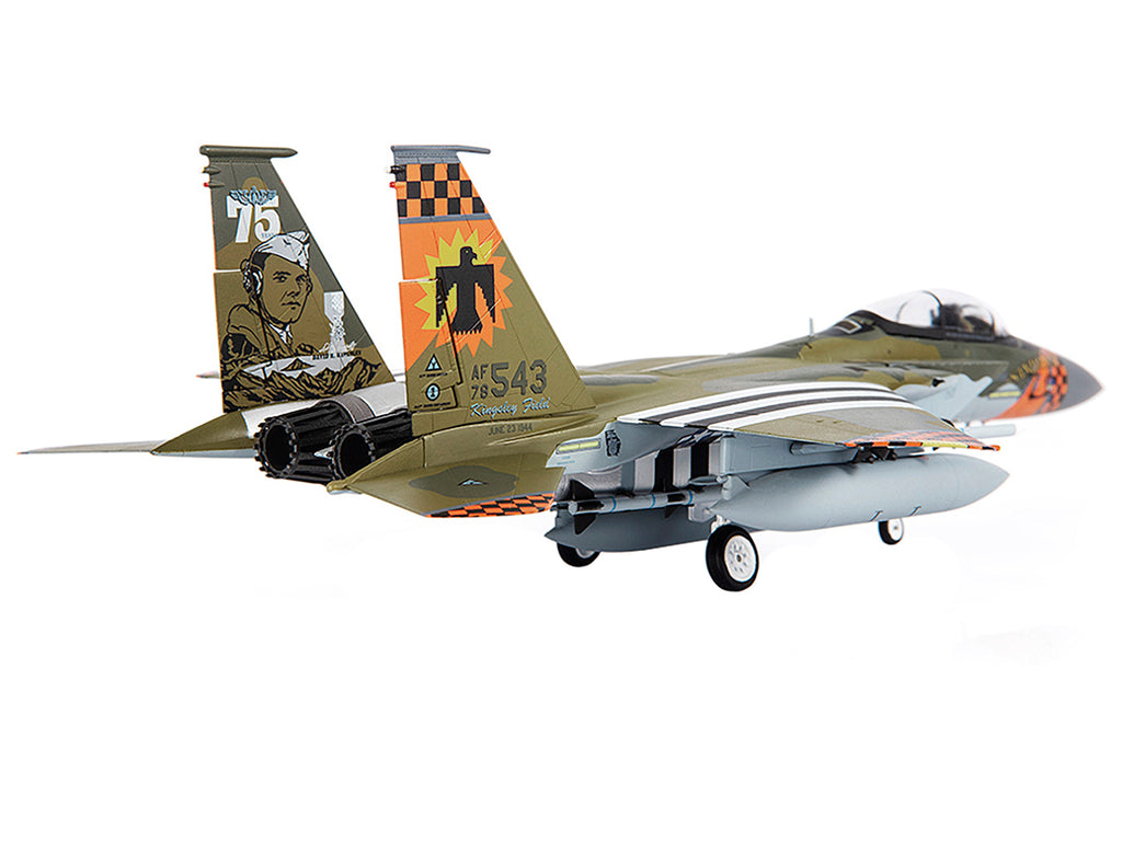 McDonnell Douglas F-15C Eagle Fighter Plane "U.S. ANG 173rd Fighter Wing" (2020) 1/72 Diecast Model by JC Wings - image 4