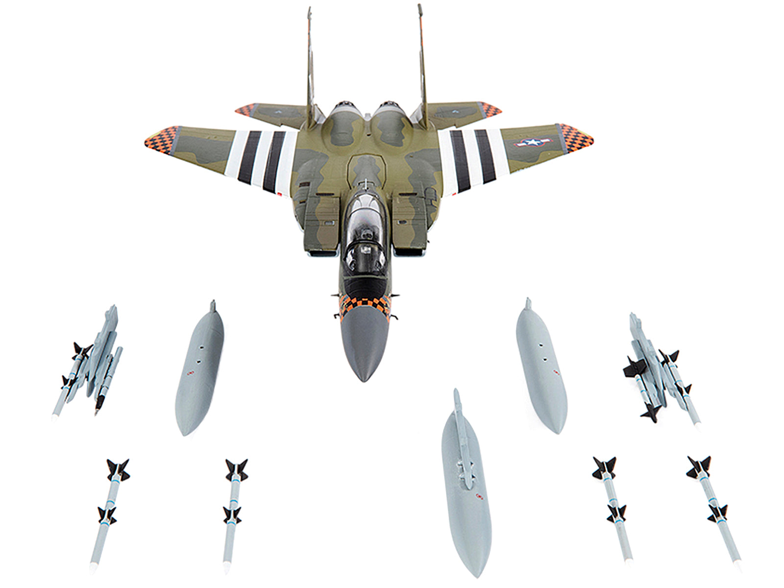 McDonnell Douglas F-15C Eagle Fighter Plane "U.S. ANG 173rd Fighter Wing" (2020) 1/72 Diecast Model by JC Wings - image 5