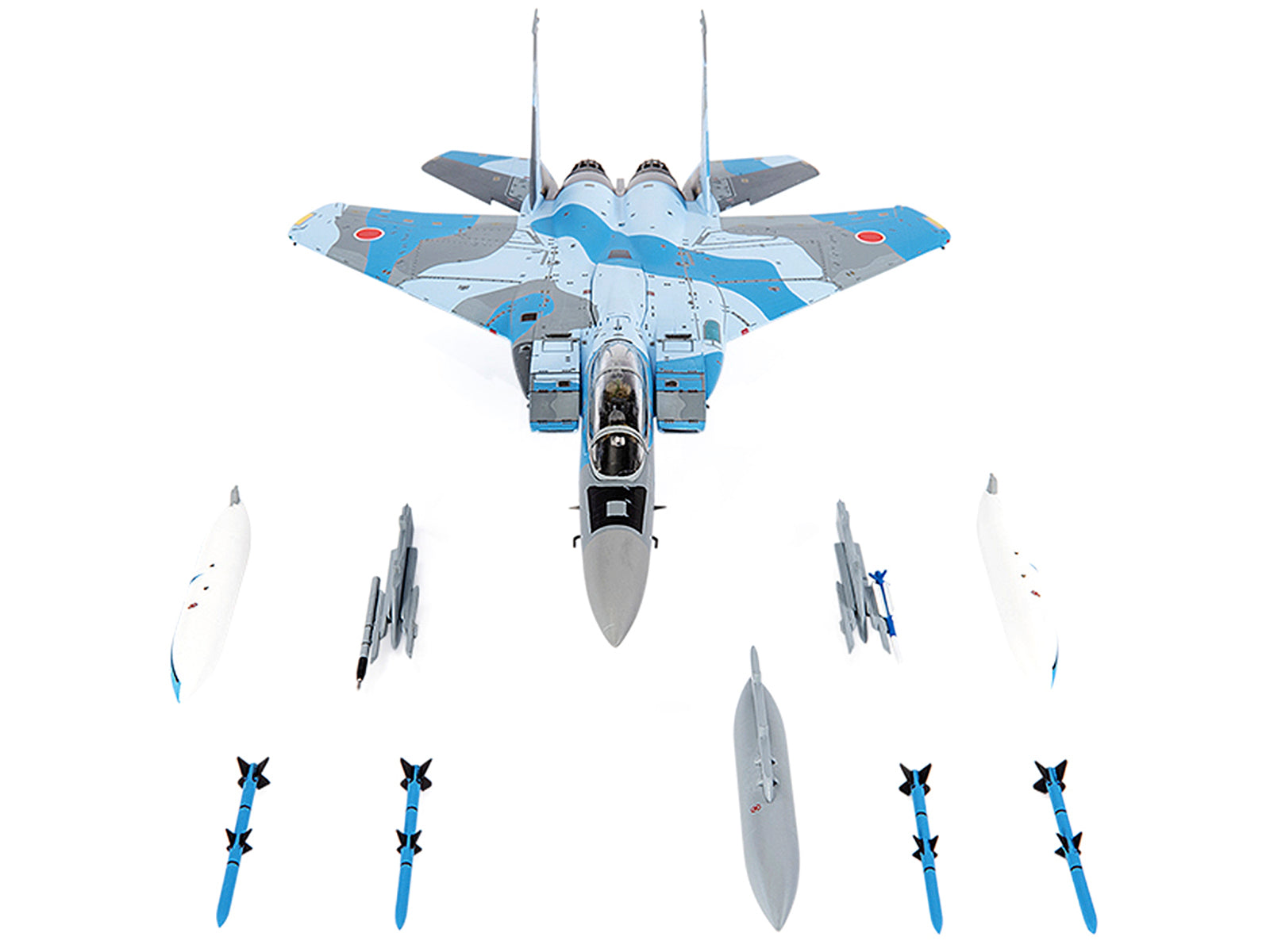 Mitsubishi F-15DJ Eagle Fighter Plane "JASDF (Japan Air Self-Defense Force) Tactical Fighter Training Group 40th Anniversary Edition" (2021) 1/72 Diecast Model by JC Wings - image 5