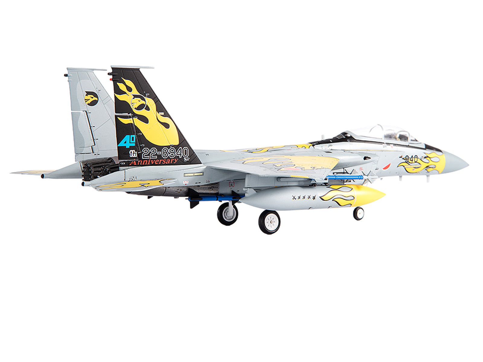 Mitsubishi F-15J Eagle Fighter Aircraft "306th Tactical Fighter Squadron 40th Anniversary" (2021) JASDF (Japan Air Self-Defense Force) 1/72 Diecast Model by JC Wings - image 3