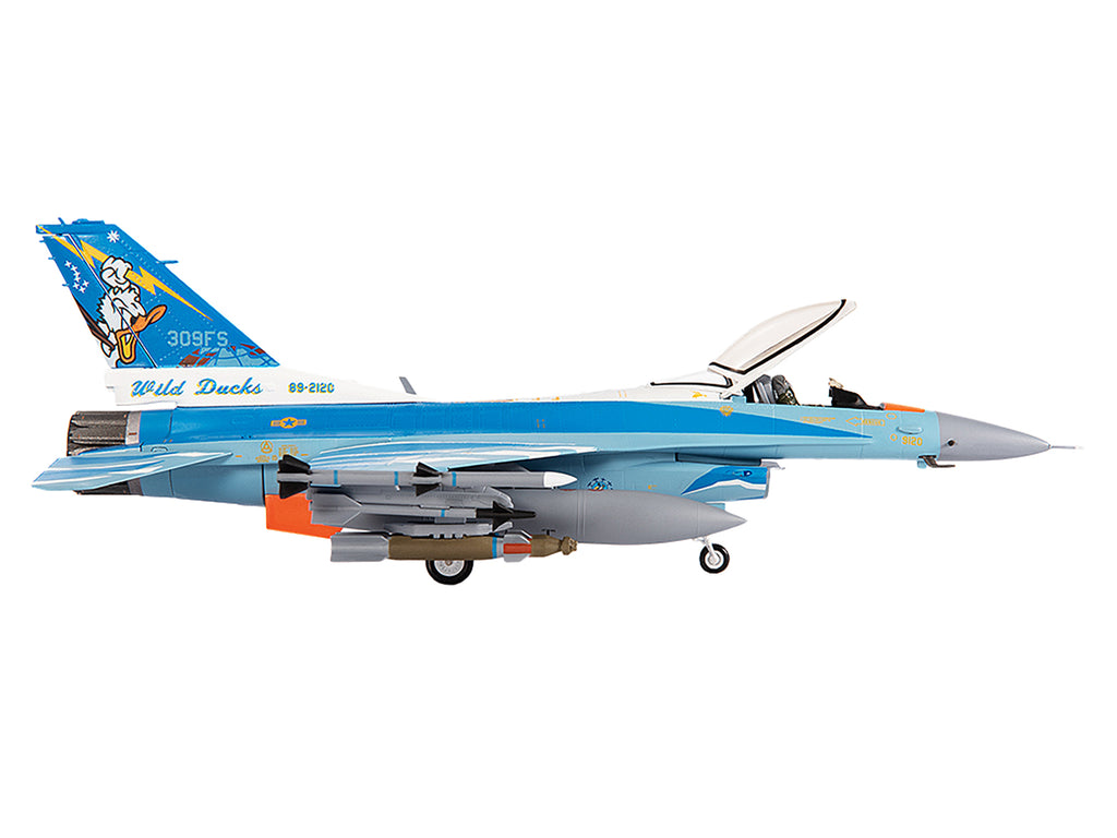 Lockheed F-16C Fighting Falcon Fighter Aircraft "309th Fighter Squadron 56th Operations Group Wild Ducks" (2022) United States Air Force 1/72 Diecast Model by JC Wings - image 2