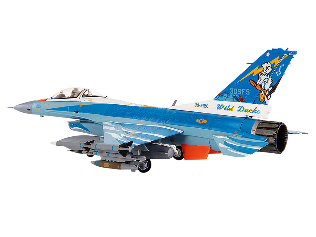 Lockheed F-16C Fighting Falcon Fighter Aircraft "309th Fighter Squadron 56th Operations Group Wild Ducks" (2022) United States Air Force 1/72 Diecast Model by JC Wings - image 4