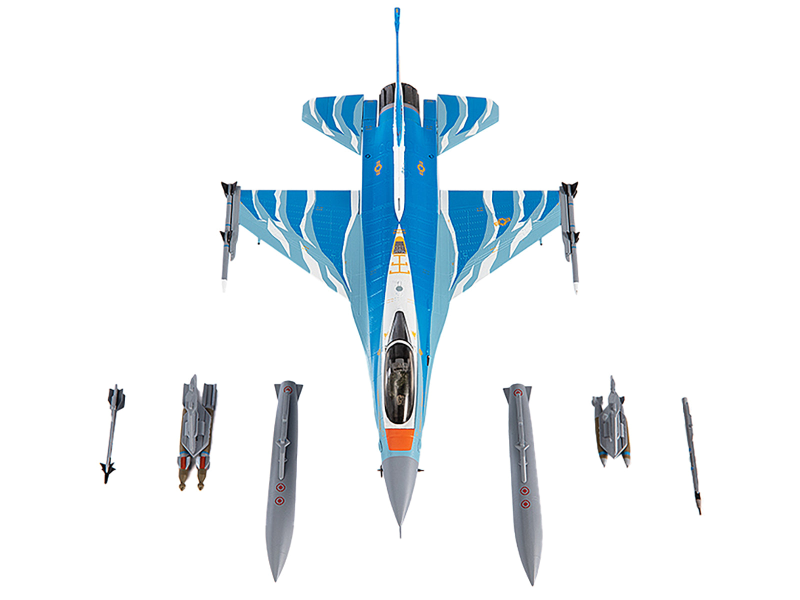Lockheed F-16C Fighting Falcon Fighter Aircraft "309th Fighter Squadron 56th Operations Group Wild Ducks" (2022) United States Air Force 1/72 Diecast Model by JC Wings - image 3