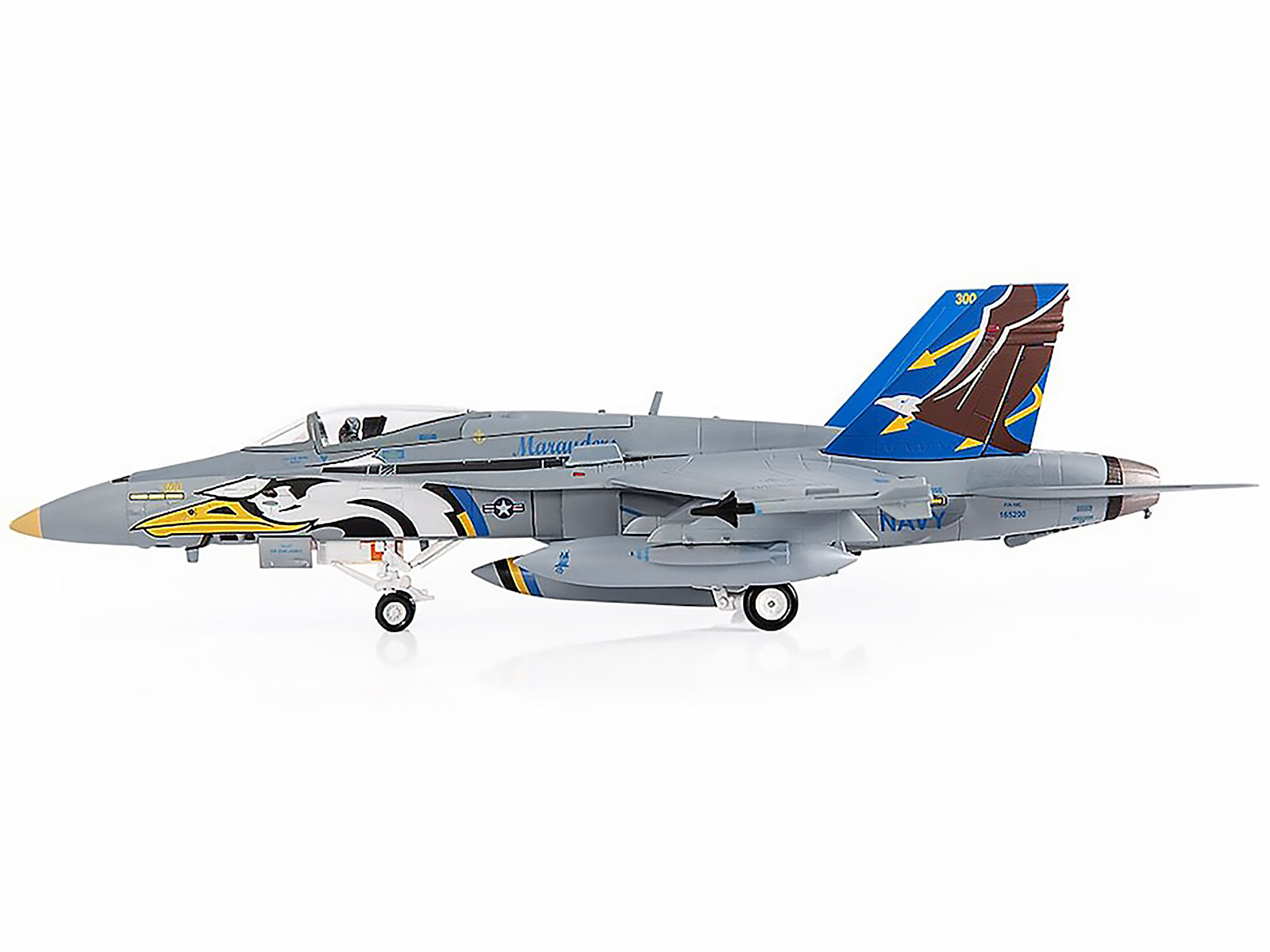 F/A-18C U.S. Navy Hornet Fighter Aircraft "VFA-82 Marauders" Limited Edition to 600 pieces Worldwide 1/72 Diecast Model by JC Wings - image 3