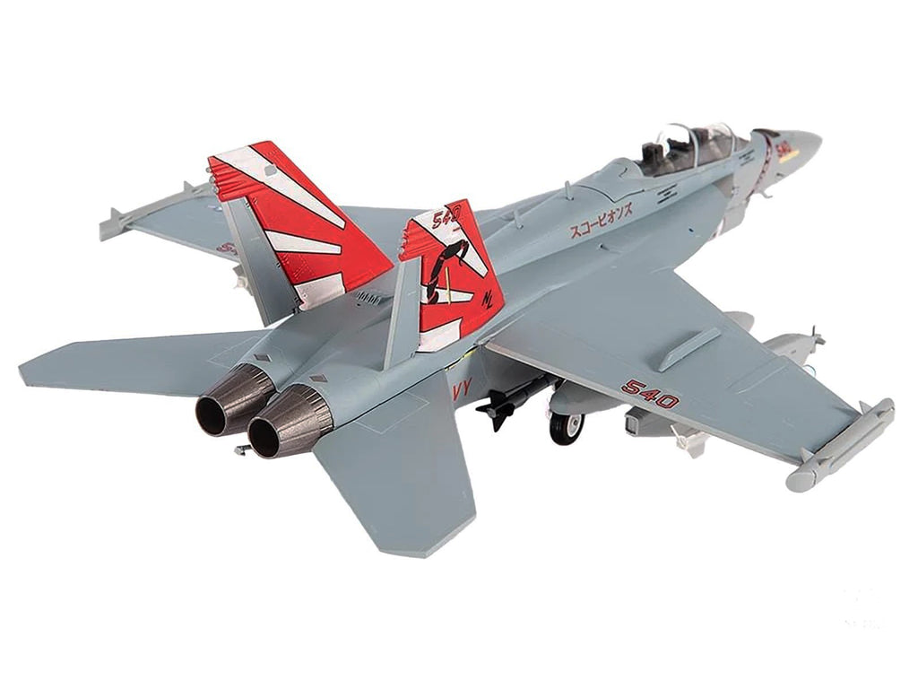 Boeing EA-18G Growler Aircraft "VAQ-132 Scorpions" United States Navy 1/72 Diecast Model by JC Wings - image 3