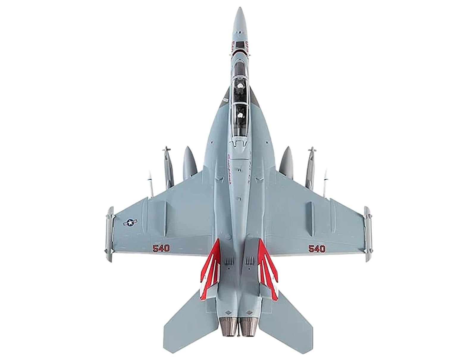 Boeing EA-18G Growler Aircraft "VAQ-132 Scorpions" United States Navy 1/72 Diecast Model by JC Wings - image 4