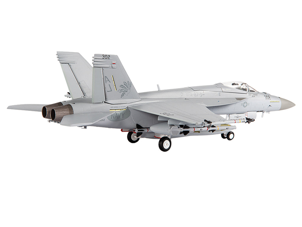 Boeing F/A-18E Super Hornet Aircraft "VFA-87 Golden Warriors USS George H. W. Bush" (2017) United States Navy 1/72 Diecast Model by JC Wings - image 3
