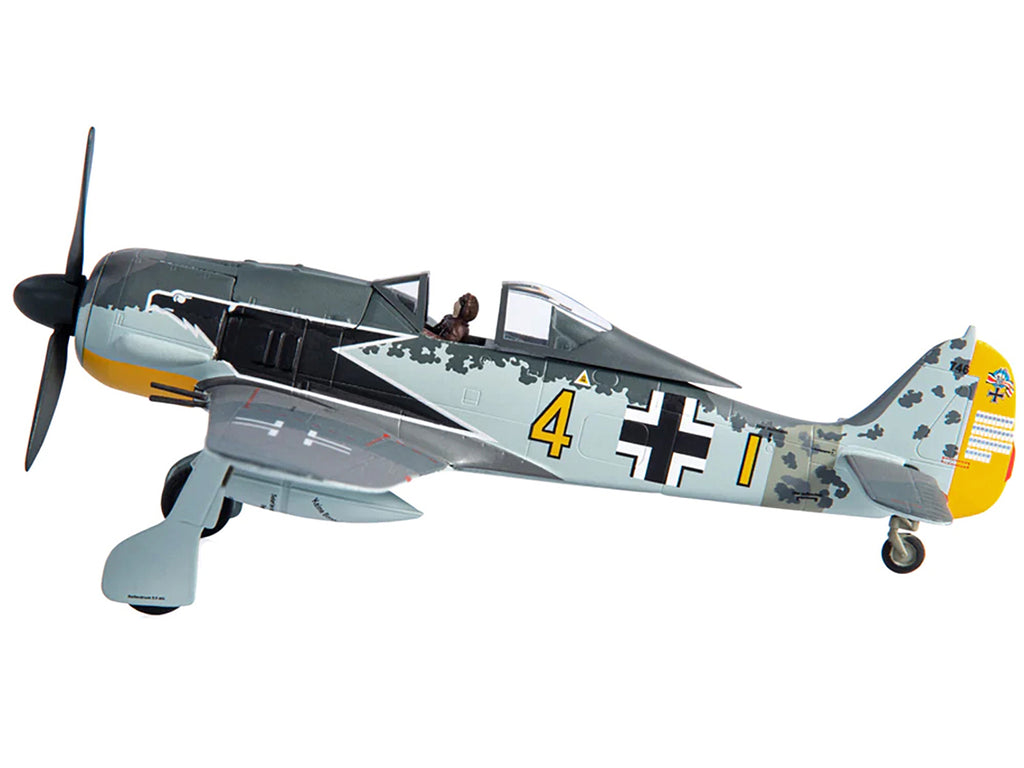 Focke-Wulf FW 190A-4 Fighter Aircraft "Major Siegfried Schnell Luftwaffe JG2 France" (1943) 1/72 Diecast Model by JC Wings - image 2
