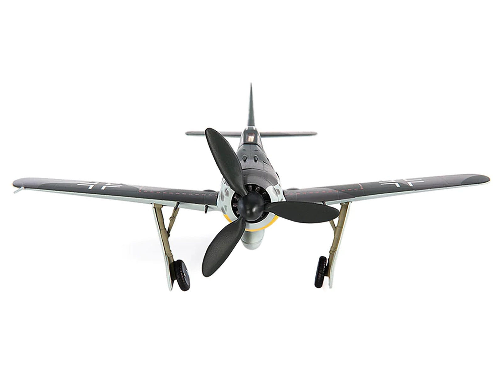 Focke-Wulf Fw 190A-8 Fighter Aircraft "JG 26 Schlageter France" (1945) German Luftwaffe 1/72 Diecast Model by JC Wings - image 4