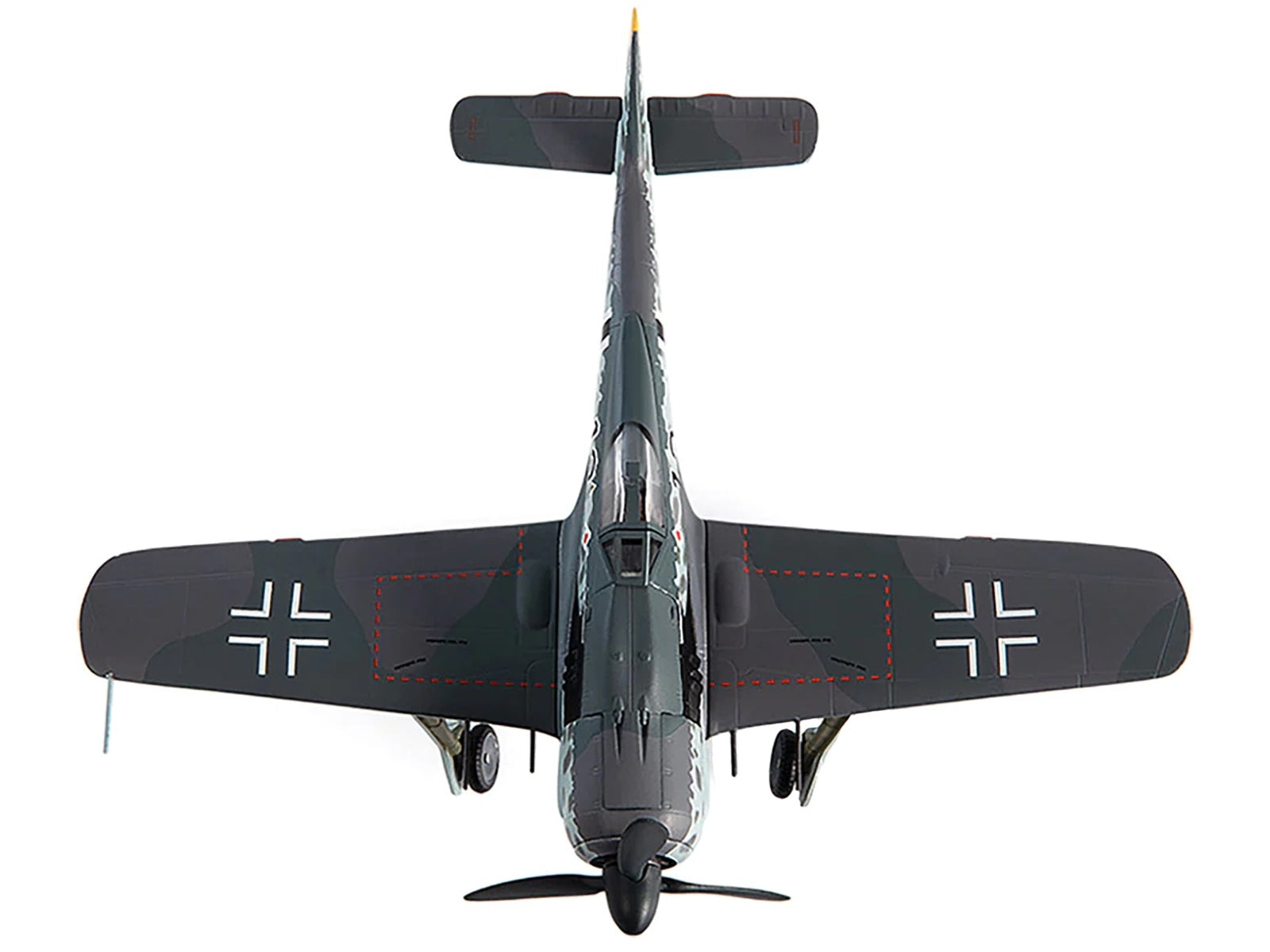 Focke-Wulf Fw 190A-8 Fighter Aircraft "JG 26 Schlageter France" (1945) German Luftwaffe 1/72 Diecast Model by JC Wings - image 5