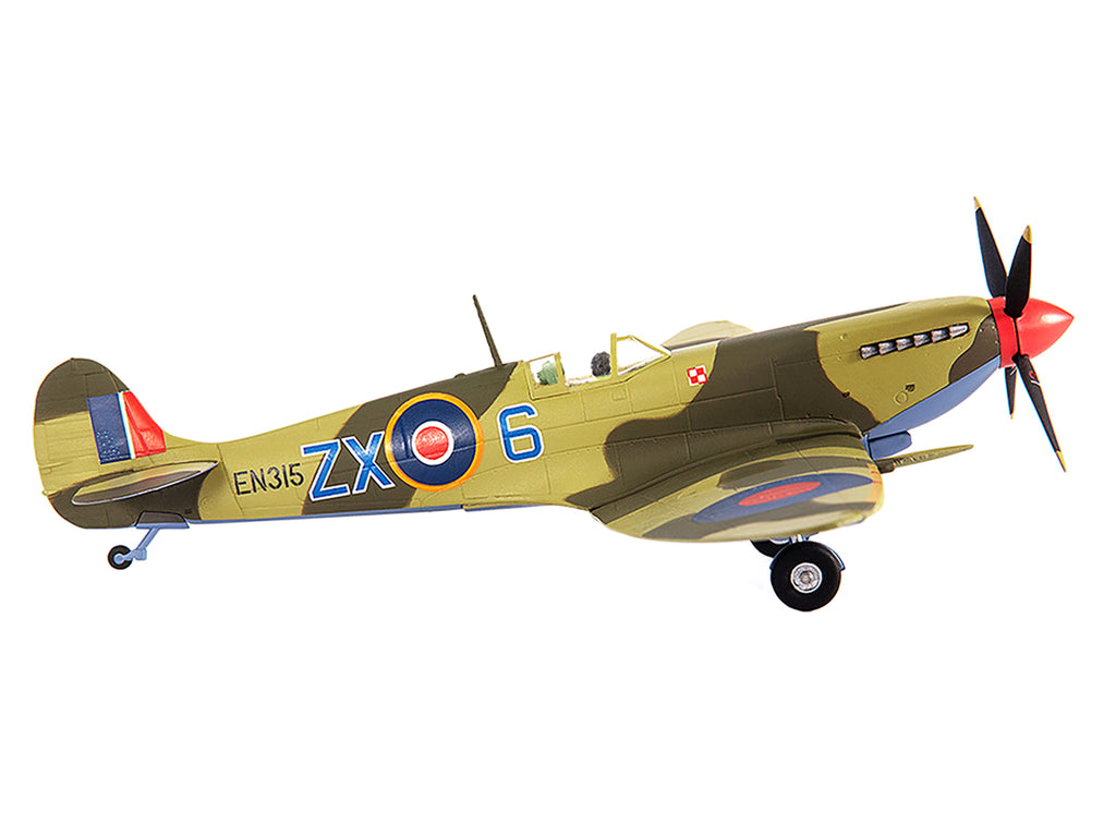 Supermarine Spitfire MK IXC Fighter Aircraft "Royal Air Force Ldr. Stanislav Skalsk Polish Combat Team North Africa" (1943) 1/72 Diecast Model by JC Wings - image 2