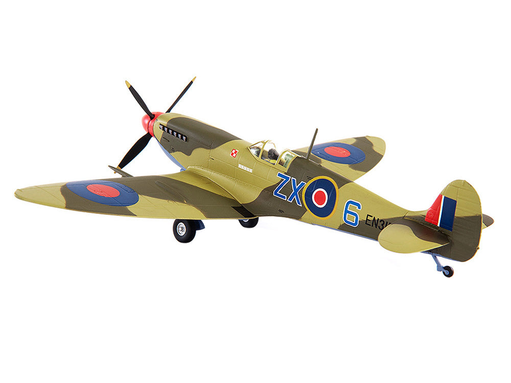 Supermarine Spitfire MK IXC Fighter Aircraft "Royal Air Force Ldr. Stanislav Skalsk Polish Combat Team North Africa" (1943) 1/72 Diecast Model by JC Wings - image 3