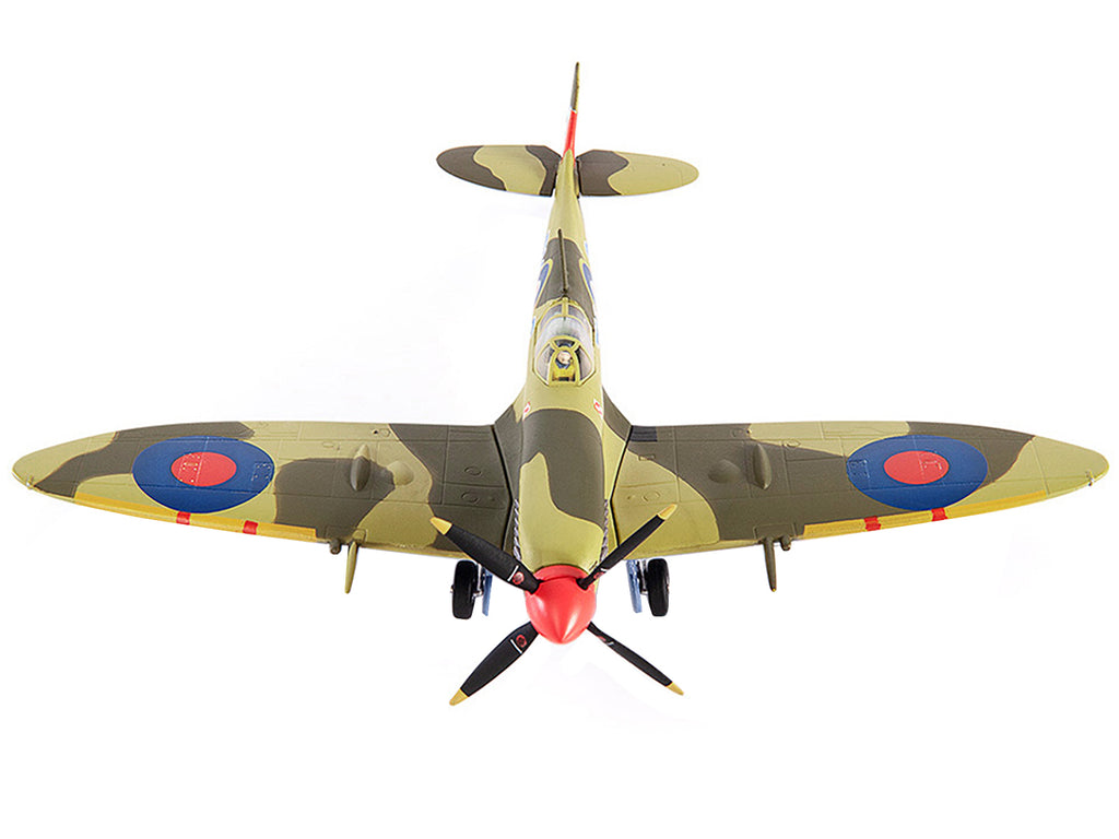 Supermarine Spitfire MK IXC Fighter Aircraft "Royal Air Force Ldr. Stanislav Skalsk Polish Combat Team North Africa" (1943) 1/72 Diecast Model by JC Wings - image 4