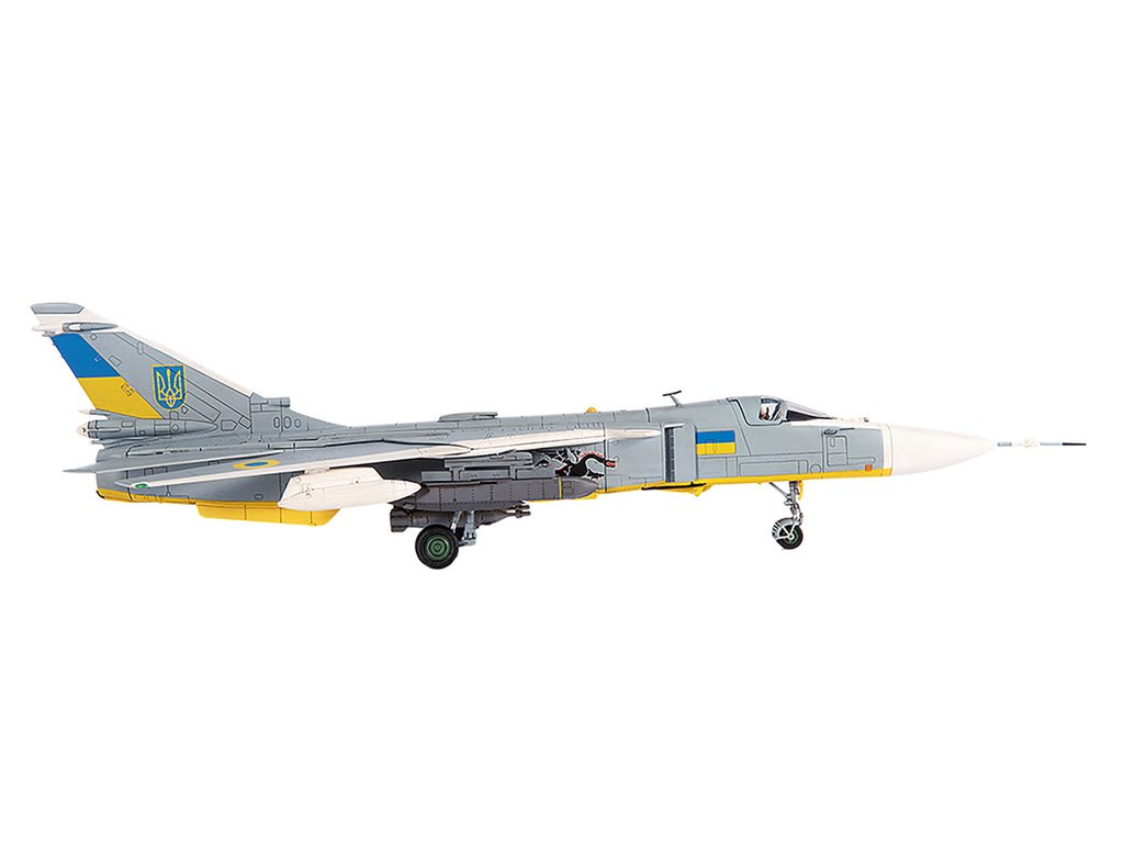 Sukhoi Su-24M Fencer-D Bomber Aircraft "Ukraine War" (2023) Ukrainian Air Force 1/72 Diecast Model by JC Wings - image 2