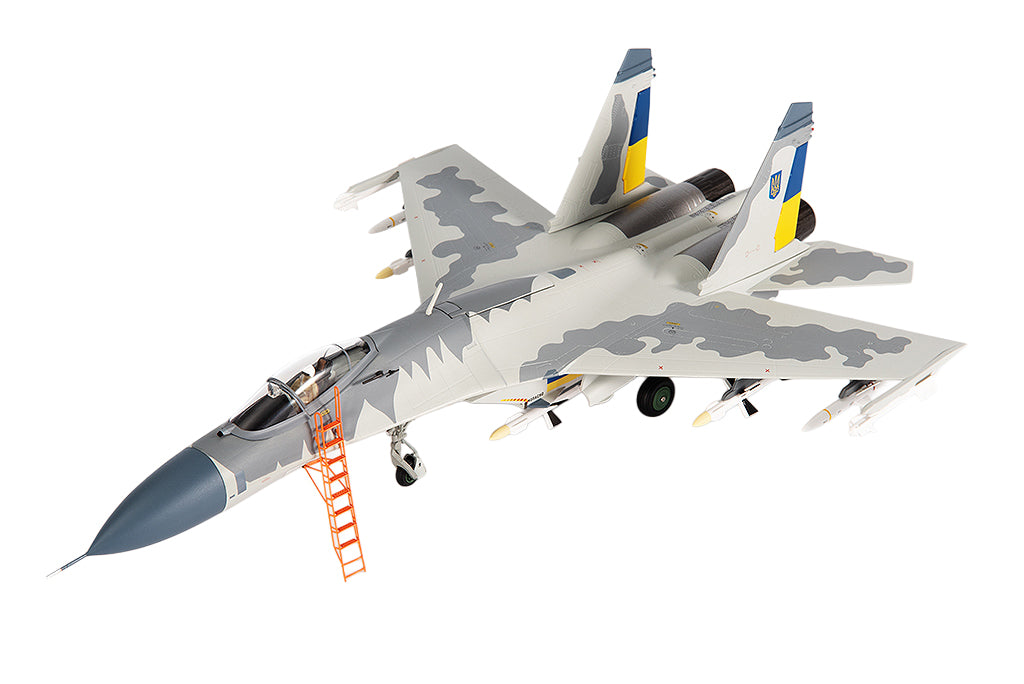 Sukhoi Su-27 Flanker Aircraft "Ukraine War" (2023) Ukrainian Air Forces 1/72 Diecast Model by JC Wings - image 2