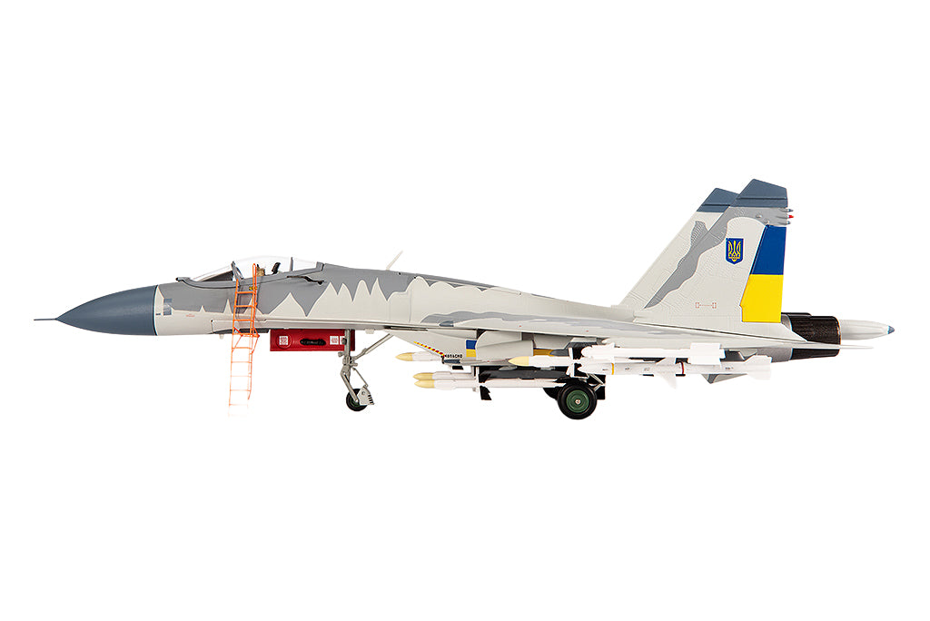 Sukhoi Su-27 Flanker Aircraft "Ukraine War" (2023) Ukrainian Air Forces 1/72 Diecast Model by JC Wings - image 3