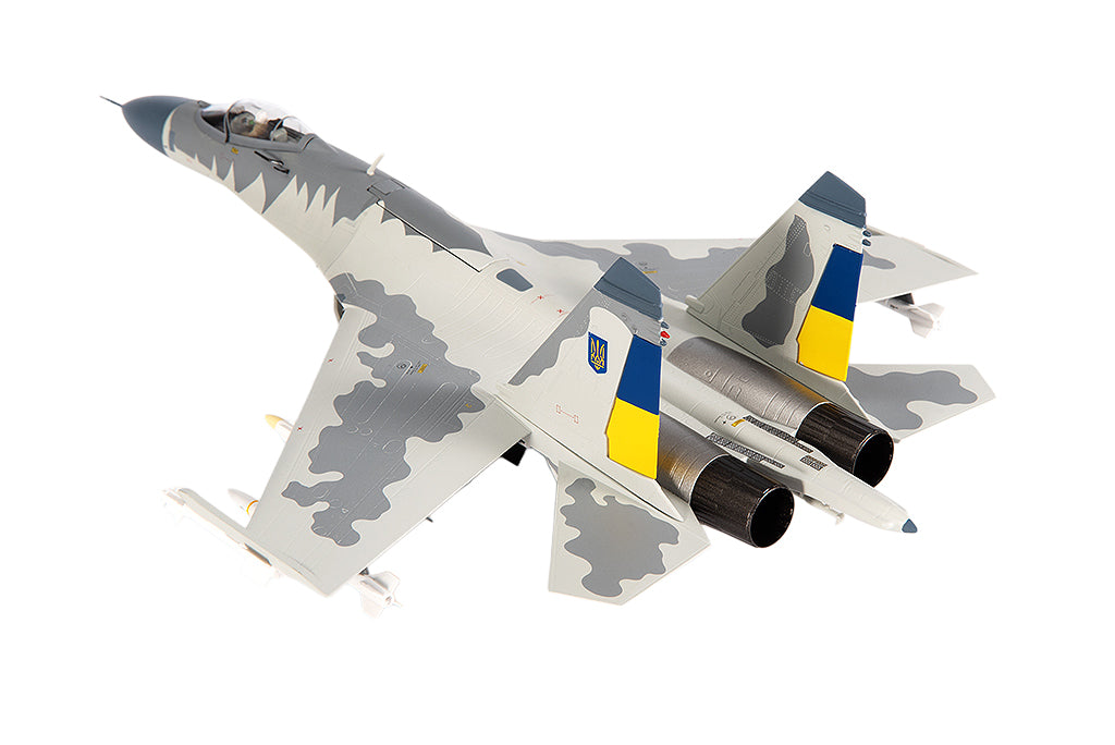 Sukhoi Su-27 Flanker Aircraft "Ukraine War" (2023) Ukrainian Air Forces 1/72 Diecast Model by JC Wings - image 4