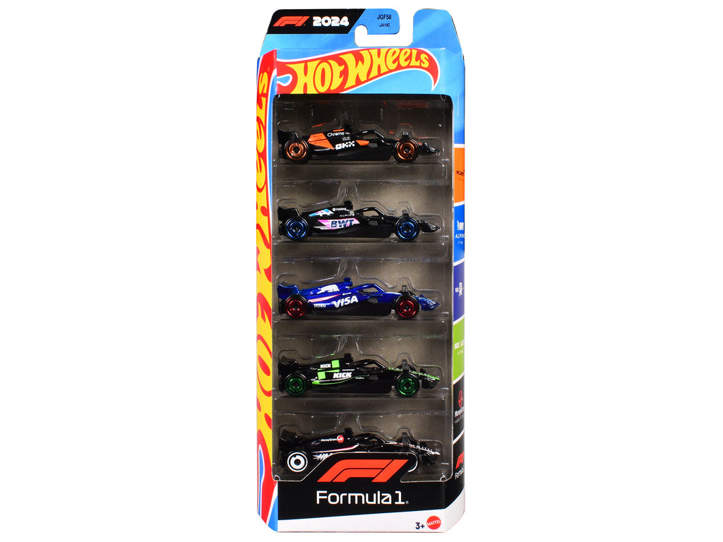 2024 Formula 1 World Championship 5 piece Set Diecast Model Cars by Hot Wheels - image 3