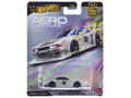 Nissan Skyline GT-R (R32) LB-Kaido Works RHD (Right Hand Drive) #58 White with Gray Stripes "Aero Styles" Series Diecast Model Car by Hot Wheels