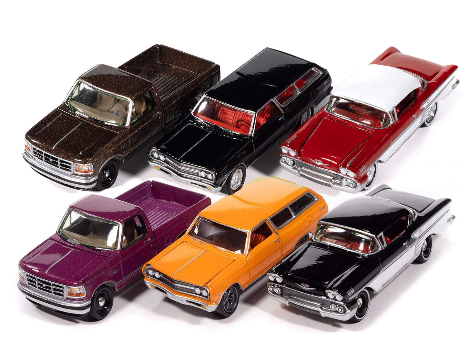 Johnny Lightning Collector's Tin 2025 Set of 6 Cars Release 2 Limited Edition 1/64 Diecast Model Cars by Johnny Lightning - image 2