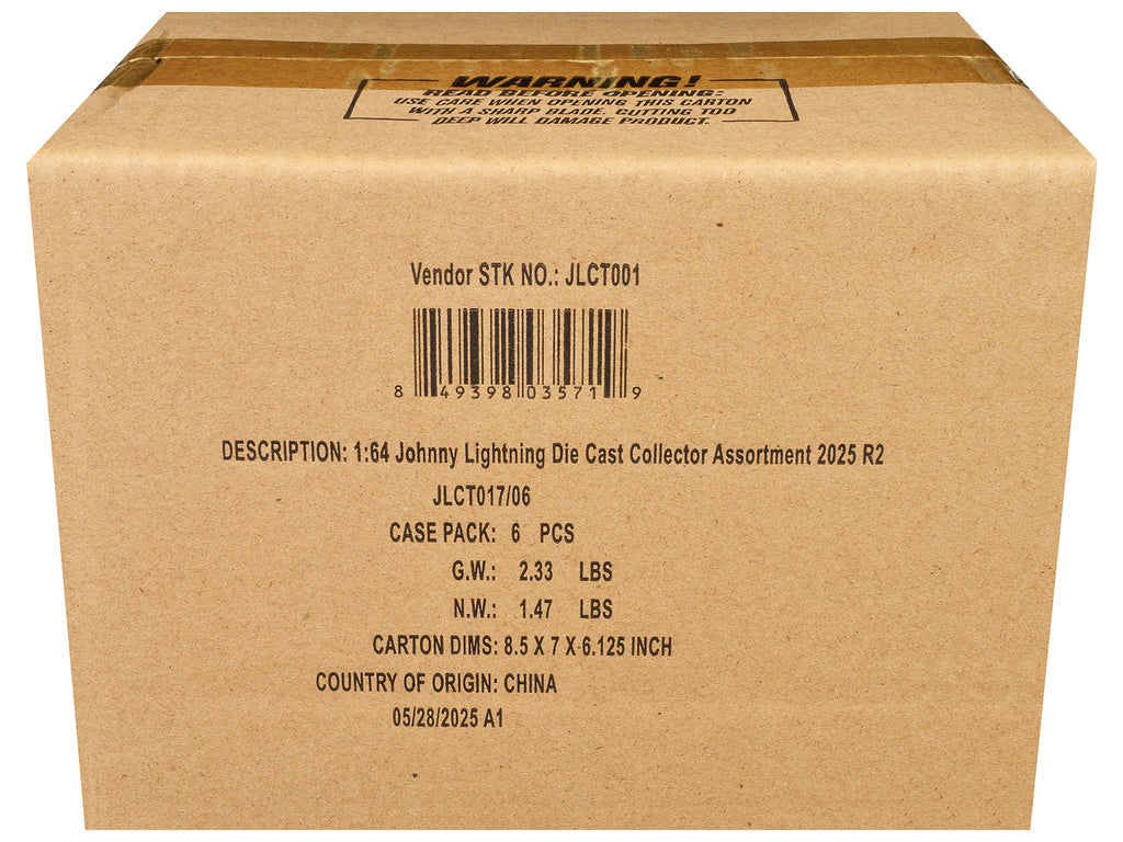 Johnny Lightning Collector's Tin 2025 Set of 6 Cars Release 2 Limited Edition 1/64 Diecast Model Cars by Johnny Lightning - image 3