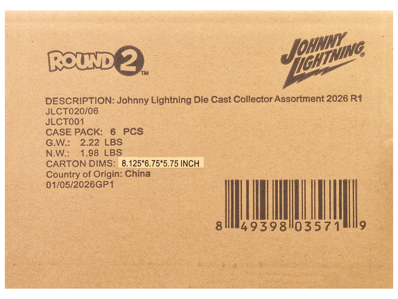 Johnny Lightning Collector's Tin 2026 Set of 6 Cars Release 1 Limited Edition 1/64 Diecast Model Cars by Johnny Lightning - image 3
