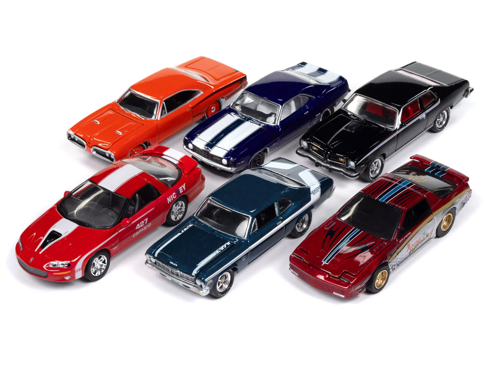 "Muscle Cars USA" 2025 Release 1 Set A of 6 pieces 1/64 Diecast Model Cars by Johnny Lightning - image 2
