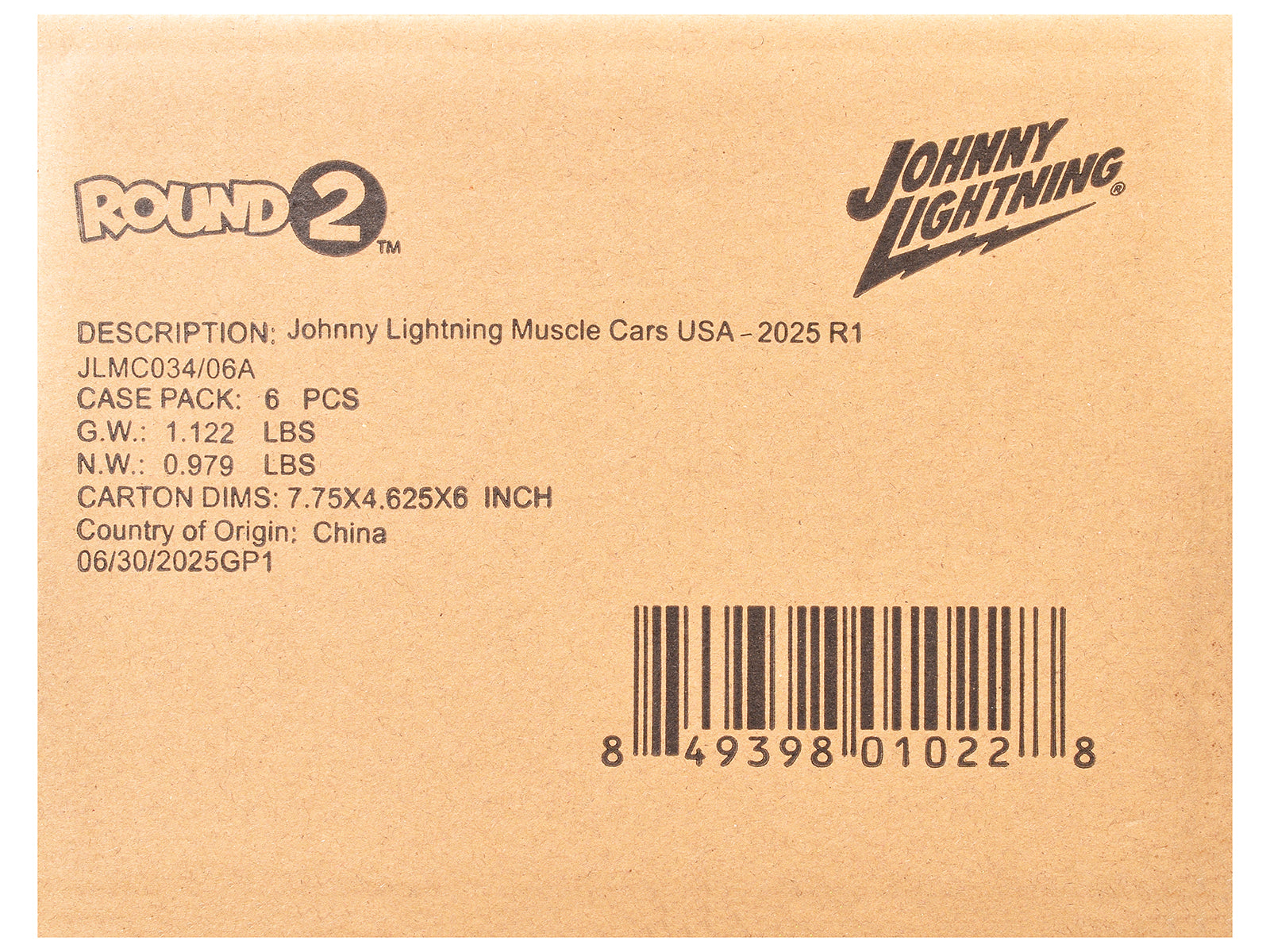 "Muscle Cars USA" 2025 Release 1 Set A of 6 pieces 1/64 Diecast Model Cars by Johnny Lightning - image 3