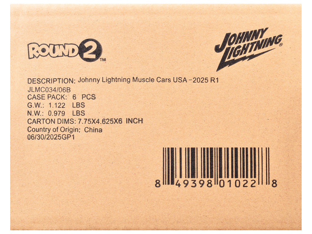 "Muscle Cars USA" 2025 Release 1 Set B of 6 pieces 1/64 Diecast Model Cars by Johnny Lightning - image 3