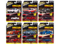 "Muscle Cars USA" 2025 Release 3 Set A of 6 pieces "MECUM Auctions" 1/64 Diecast Model Cars by Johnny Lightning