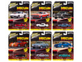 "Muscle Cars USA" 2025 Release 3 Set B of 6 pieces "MECUM Auctions" 1/64 Diecast Model Cars by Johnny Lightning
