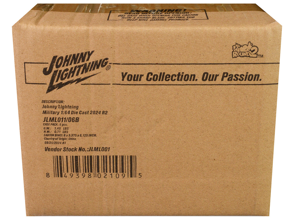 "Military" Set B of 6 pieces 2024 Release 2 Limited Edition Diecast Models by Johnny Lightning - image 3