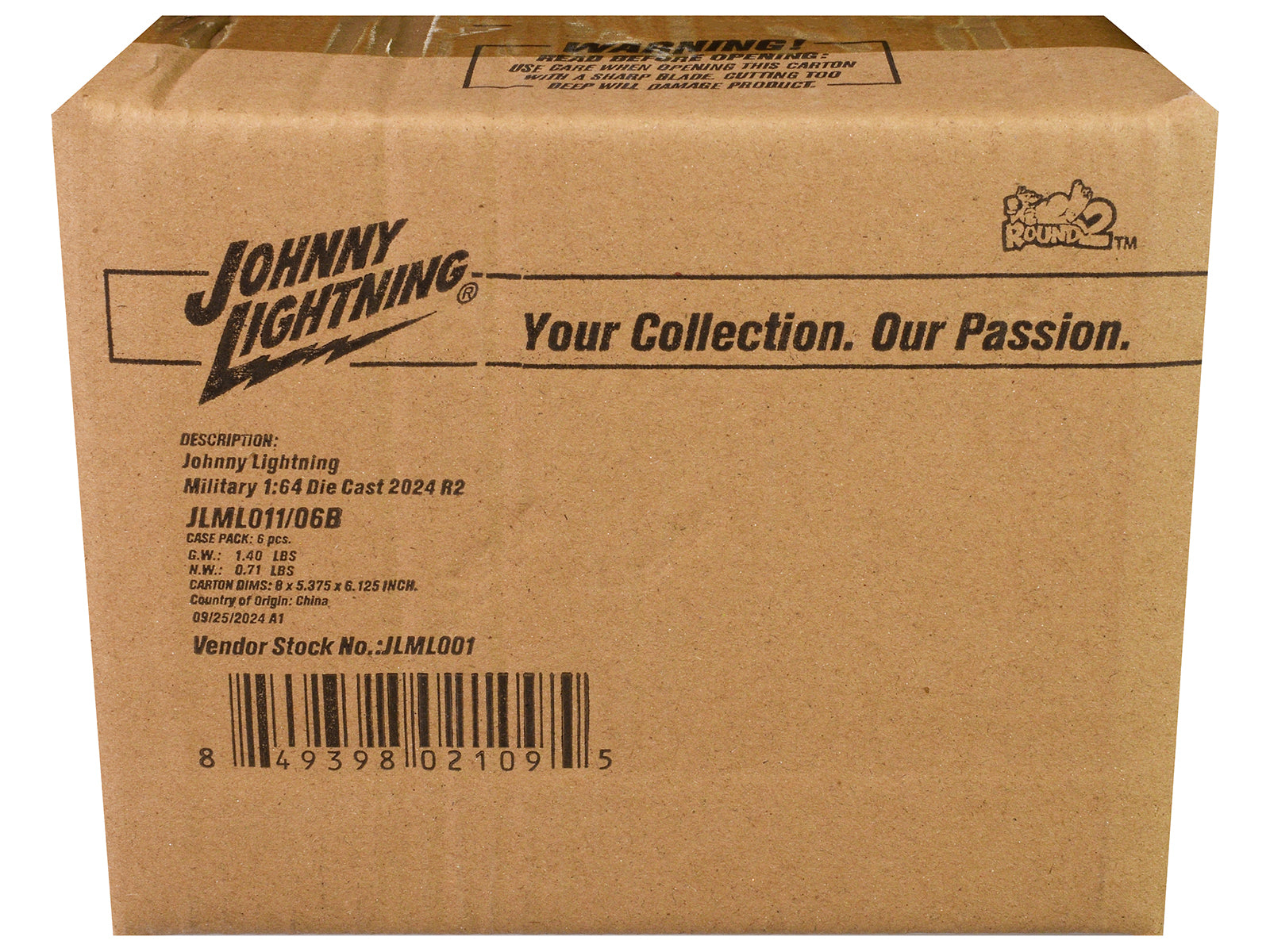 "Military" Set B of 6 pieces 2024 Release 2 Limited Edition Diecast Models by Johnny Lightning - image 3