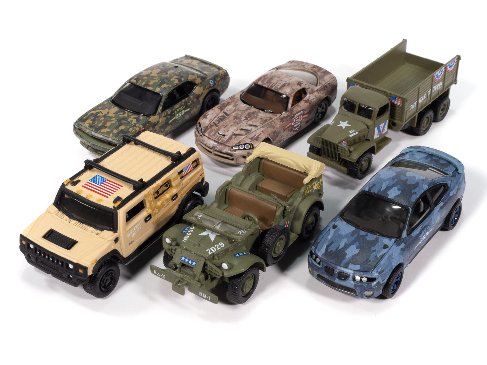 "Military" Set A of 6 pieces 2025 Release 1 Limited Edition Diecast Models by Johnny Lightning - image 2