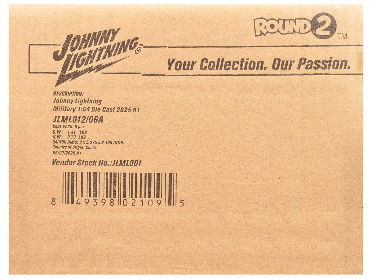 "Military" Set A of 6 pieces 2025 Release 1 Limited Edition Diecast Models by Johnny Lightning - image 3
