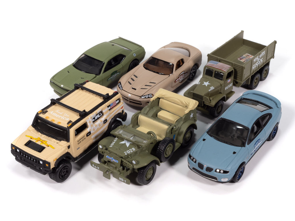 "Military" Set B of 6 pieces 2025 Release 1 Limited Edition Diecast Models by Johnny Lightning - image 2