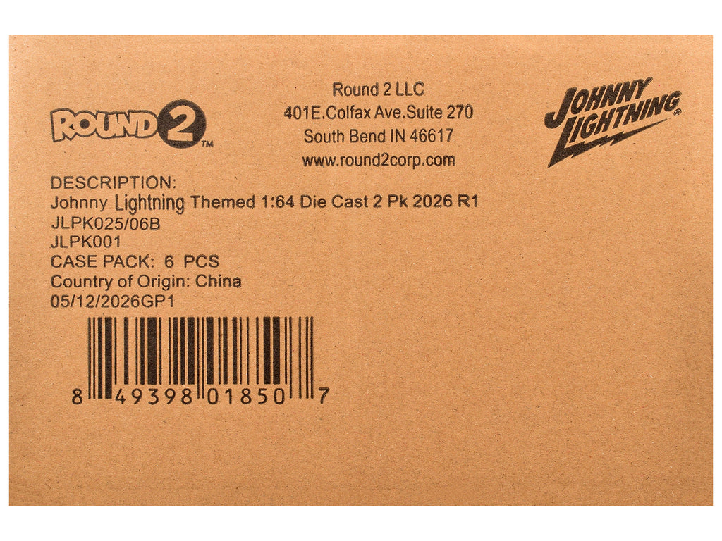 Johnny Lightning "2-Packs" 2026 Release 1 Set B of 6 pieces 1/64 Diecast Model Cars by Johnny Lightning - image 3